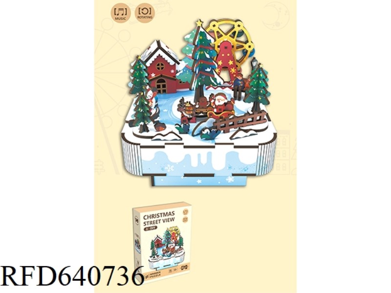 3D WOODEN PUZZLE MUSIC BOX SERIES