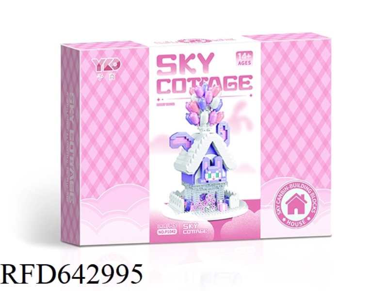 XIAOLU RABBIT FLYING AROUND THE HOUSE (WITH LIGHTS) 1416PCS