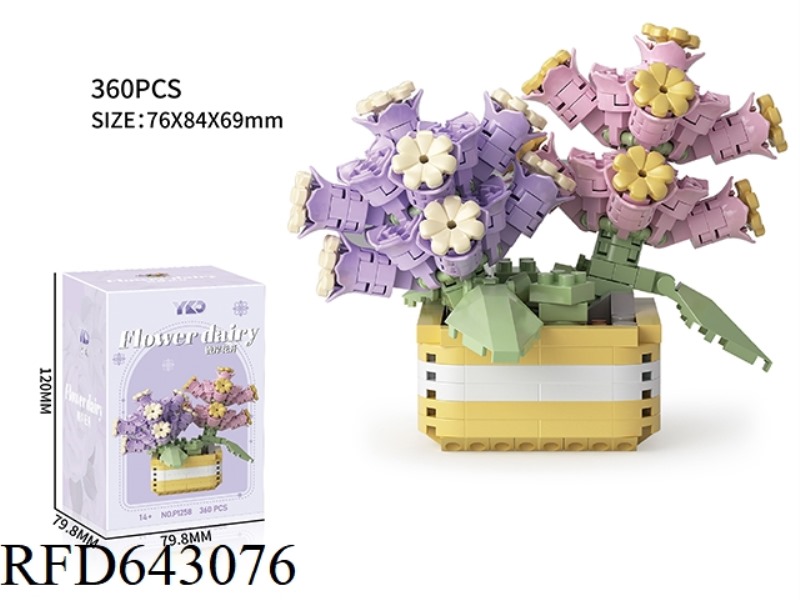 POTTED PLANTS-FLOWERS BLOOM ON THE OTHER SIDE (360PCS)