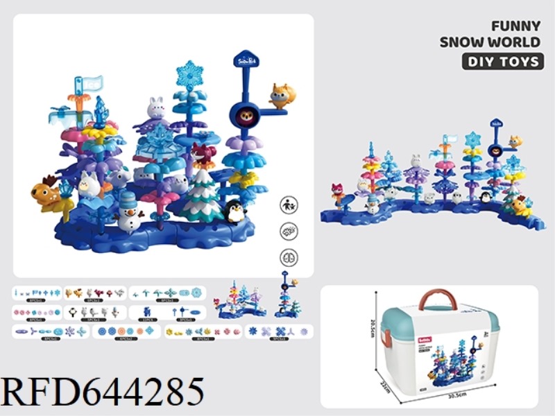 DIY ICE AND SNOW BUILDING BLOCKS 79PCS