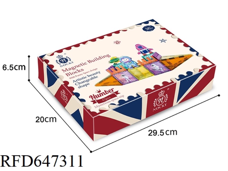 COLOR WINDOW MAGNETIC FILM FUN SPACE 42PCS