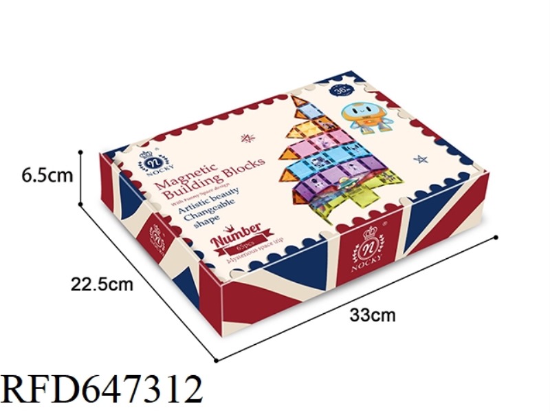 COLOR WINDOW MAGNETIC FILM FUN SPACE 65PCS