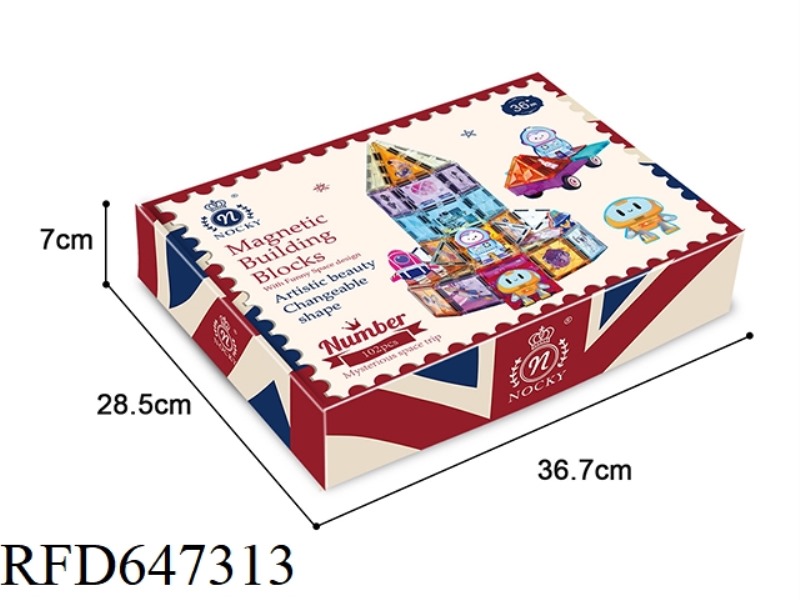 COLOR WINDOW MAGNETIC FILM FUN SPACE 102PCS