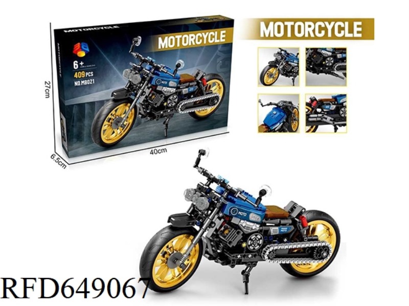 DIY PUZZLE ASSEMBLED BUILDING BLOCKS NEW MOTORCYCLE (409PCS)