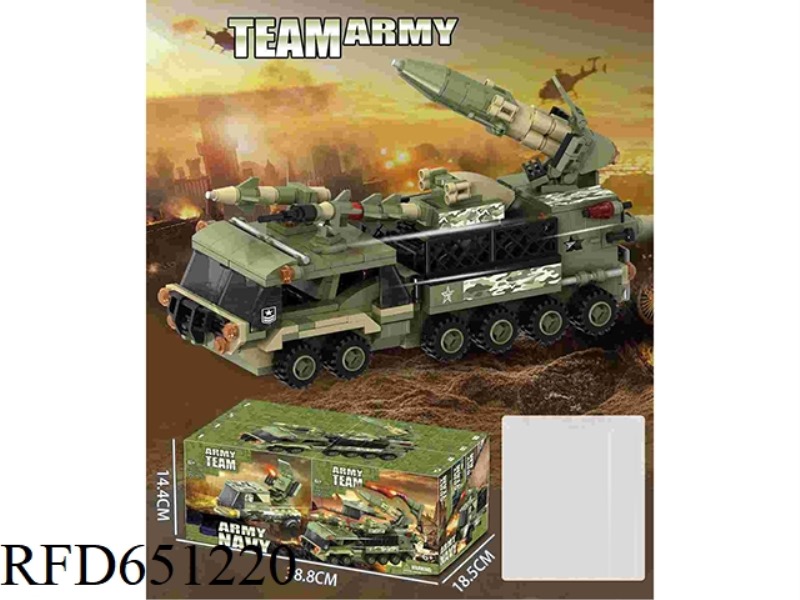 EIGHT ONE-PIECE ARMY COMBAT VEHICLES 8PCS