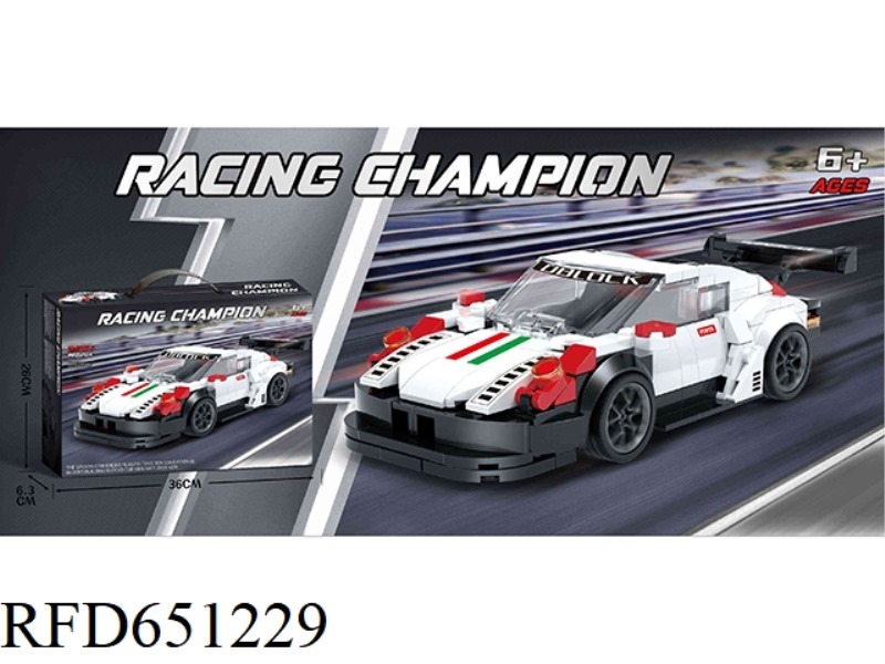BUILDING BLOCKS GLIDING CAR -295PCS
