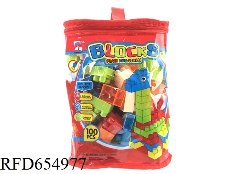 BUILDING BLOCKS (100 PIECES)