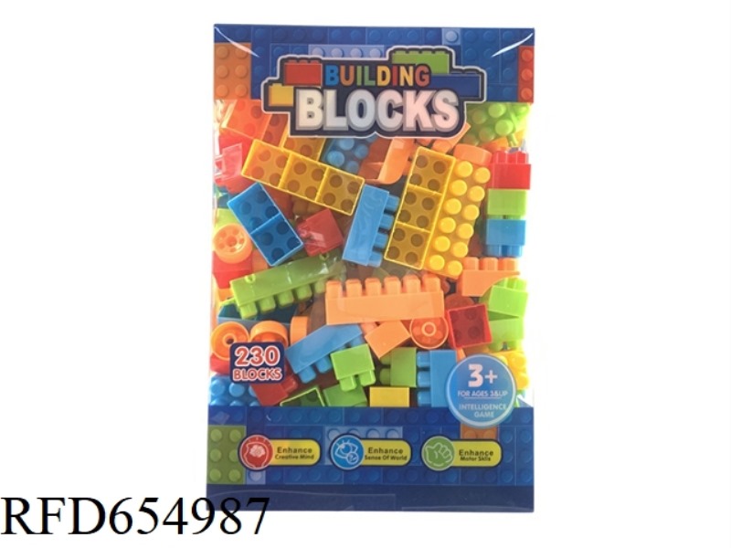 BUILDING BLOCKS 230 PIECES