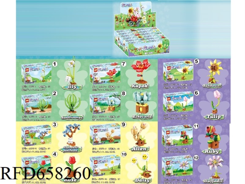 12 IN 1- BUILDING BLOCKS 12PCS/ BOX