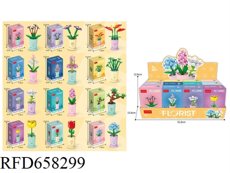 LUCKY FLOWERS OF CHINESE ZODIAC (12 PACK)
