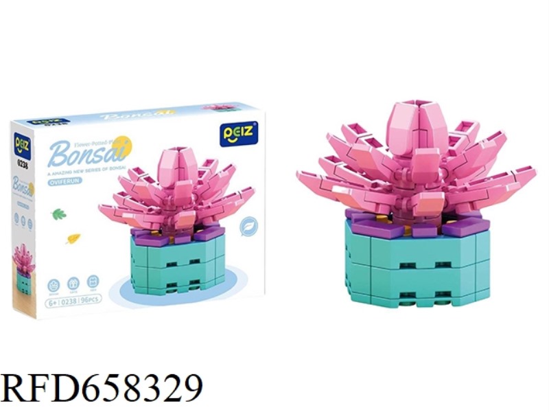 PINK LADY BUILDING BLOCKS 96PCS