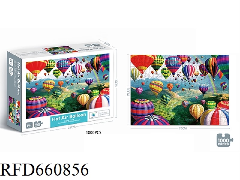 1000 PIECES HOT AIR BALLOON PUZZLE