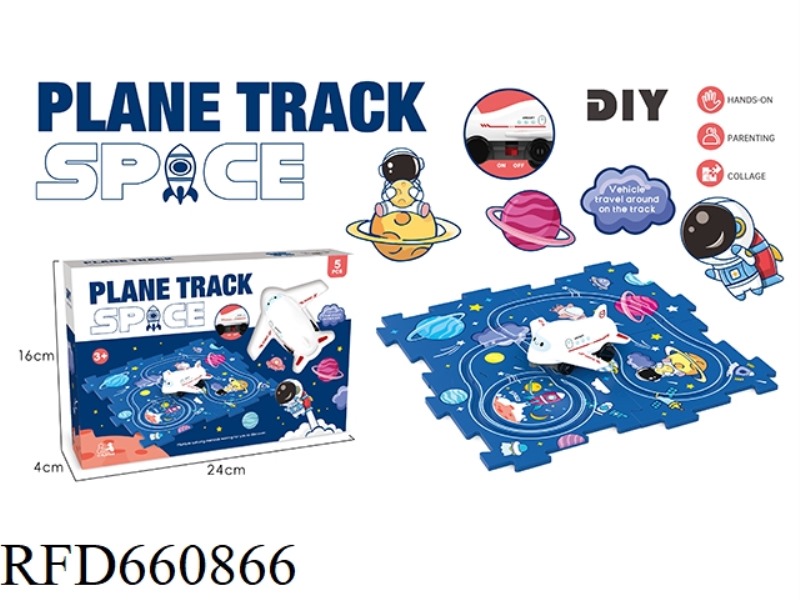 DIY SPACE THEMED RAIL CAR (5PCS)