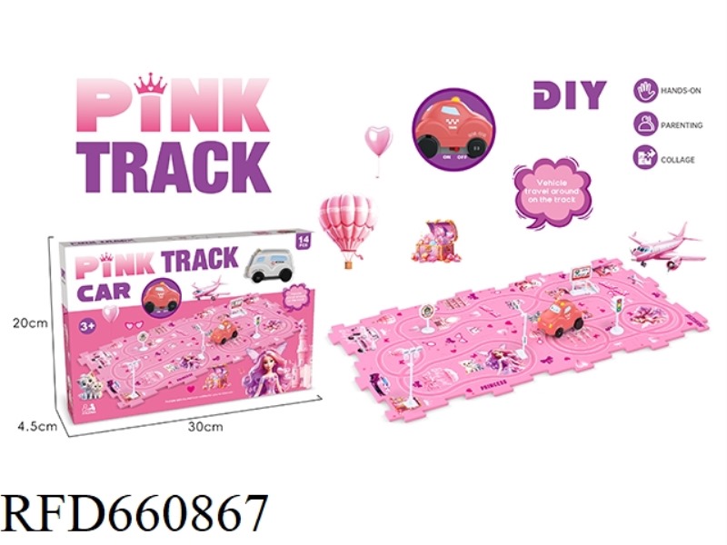 DIY BARBIE-THEMED RAIL CAR (14PCS)