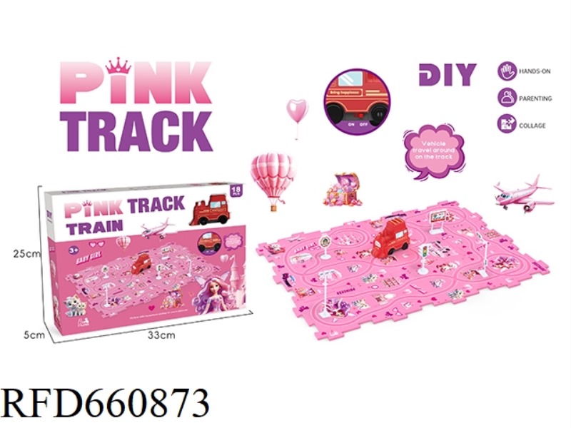 DIY BARBIE-THEMED RAIL CAR (18PCS)
