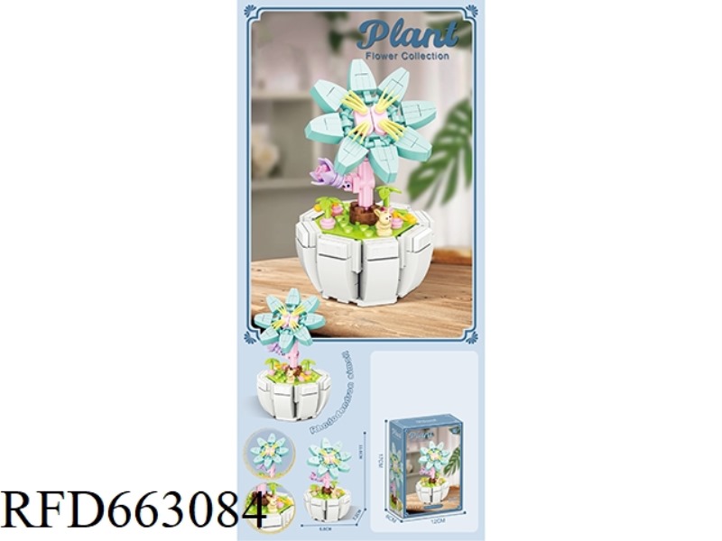FLOWER SERIES SMALL PARTICLE BUILDING BLOCKS - AZALEAS 149PCS