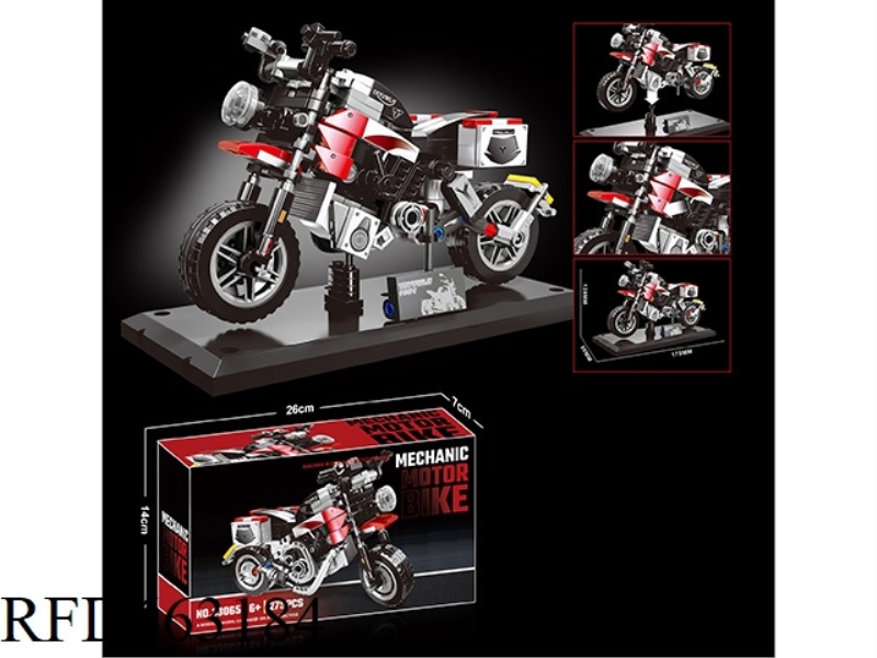 SMALL PARTICLE BUILDING BLOCKS MOTORCYCLE SERIES 275PCS