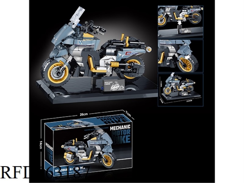 SMALL PARTICLE BUILDING BLOCKS MOTORCYCLE SERIES 298PCS