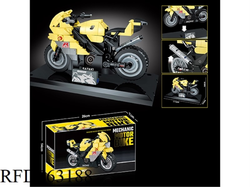 SMALL PARTICLE BUILDING BLOCKS SUZUKI MOTORCYCLE SERIES 270PCS