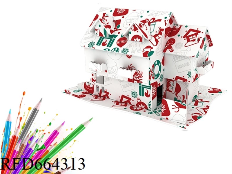 CHRISTMAS THEMED GRAFFITI SERIES - HOUSE 424 PCS