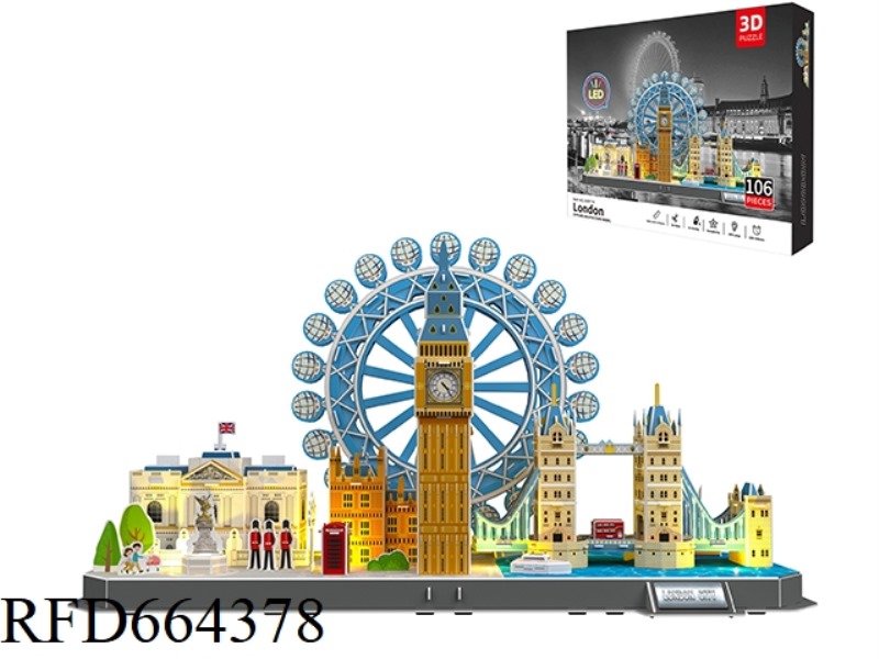 NEW YORK CITY, USA (WITH LED LIGHTS) 102 PCS