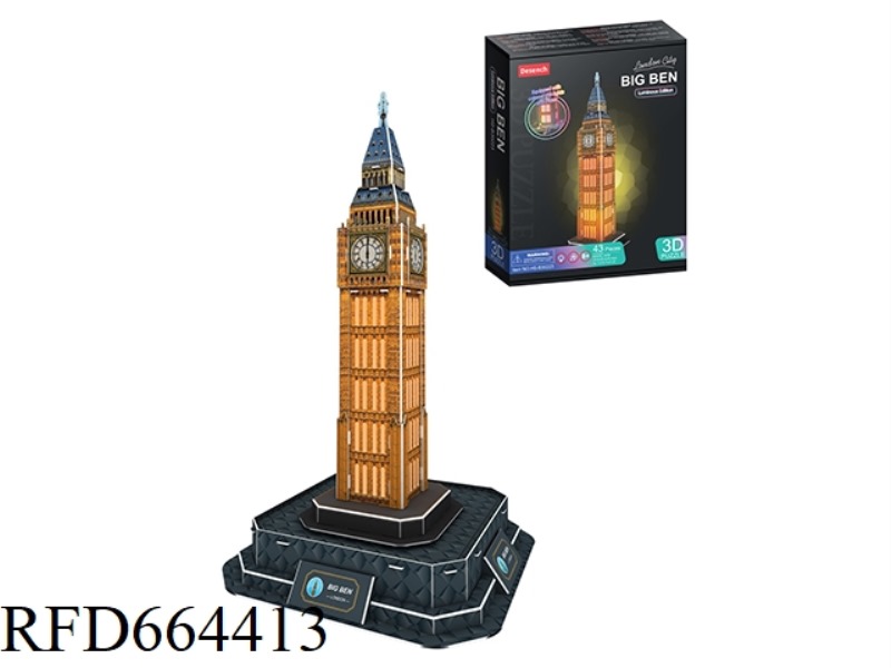 WHITE HOUSE + LIGHT BOX BASE 53 PCS