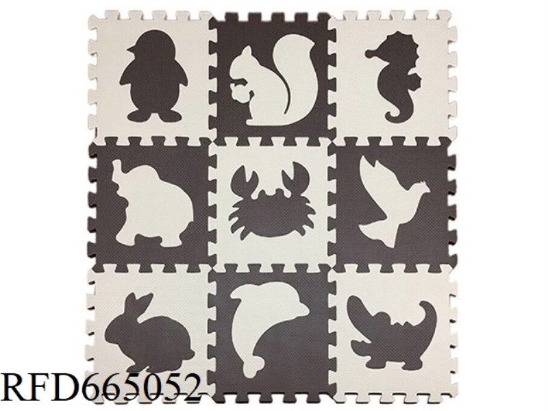 EVA JIGSAW MAT WITH 9 PIECES OF ANIMAL (CPC)