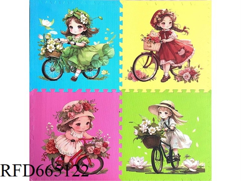 THE LITTLE GIRL ON A BICYCLE (CPC)