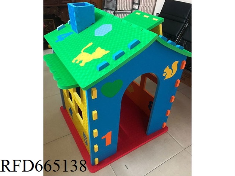 EVA ENVIRONMENTALLY FRIENDLY HIGH-END ANIMALS + GEOMETRIC GRAPHICS + DIGITAL CHILDREN'S PLAYHOUSE (G