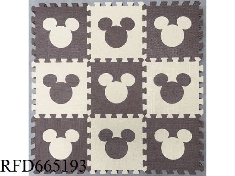 EVA JIGSAW MAT 9 PIECES MICKEY HEAD 9 PIECES/SET (GCC)(CPC)
