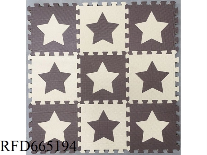 EVA JIGSAW MAT 9 PIECES, FIVE-STAR 9 PIECES/SET (GCC)(CPC)