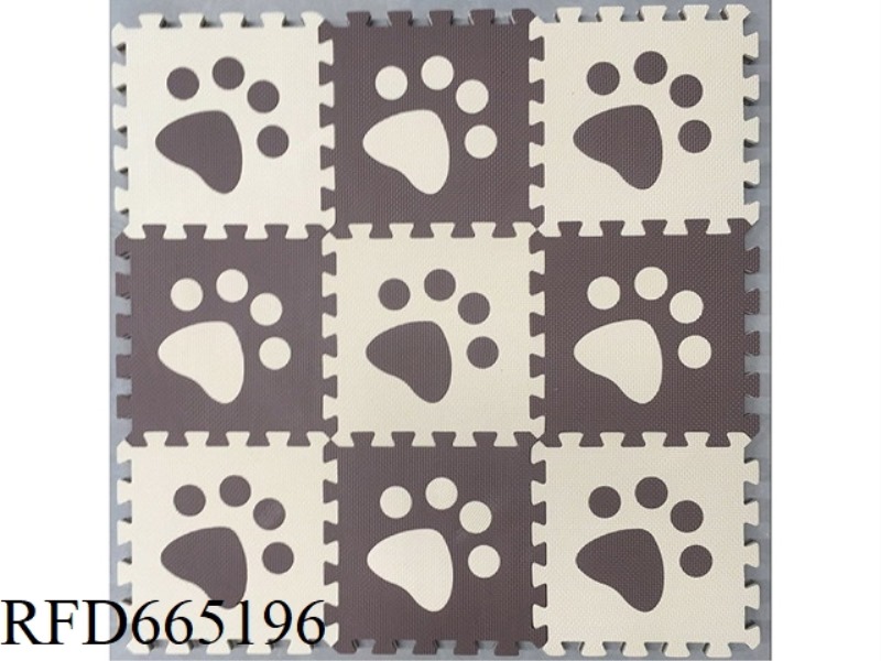 EVA JIGSAW MAT 9 PIECES BEAR CLAWS 9 PIECES/SET (GCC)(CPC)