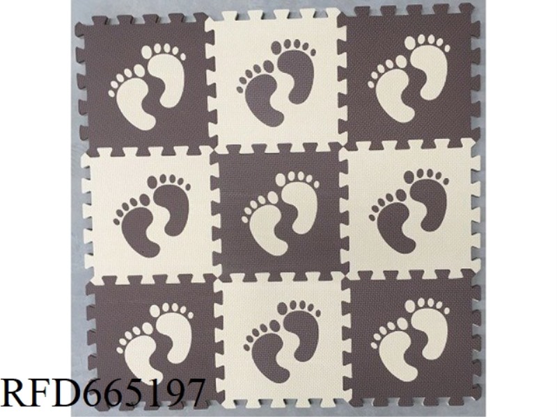 EVA PUZZLE FLOOR MAT 9 FOOTPRINTS 9 PIECES/SET (GCC)(CPC)