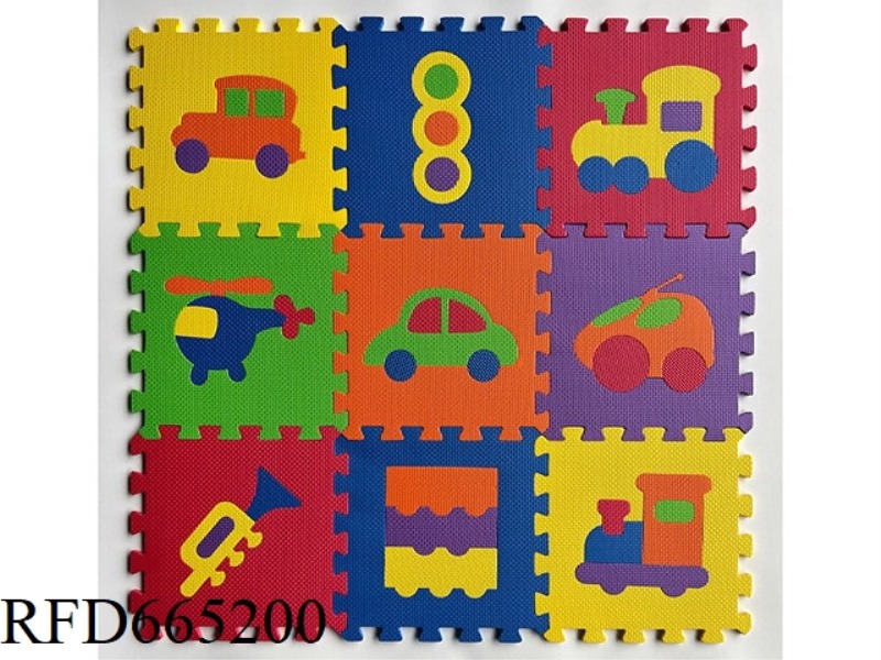 EVA PUZZLE FLOOR MATS 9 PIECES FOR TRANSPORTATION 29 PIECES/SET (GCC)(CPC)