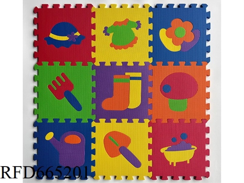 EVA PUZZLE FLOOR MAT 9 PIECES HAT 9 PIECES/SET (GCC)(CPC)