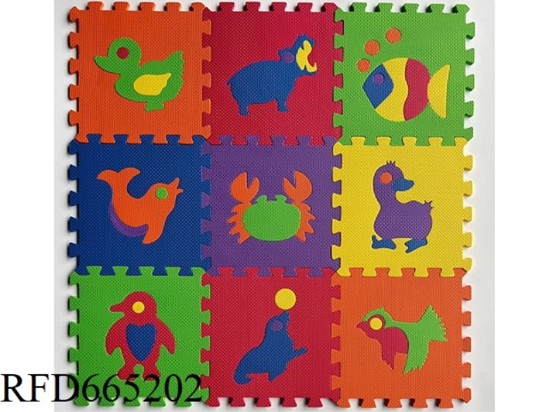 EVA JIGSAW MAT 9 PIECES ANIMAL 59 PIECES/SET (GCC)(CPC)