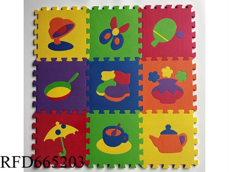 EVA PUZZLE FLOOR MAT 9 PIECES VASES 9 PIECES/SET (GCC)(CPC)