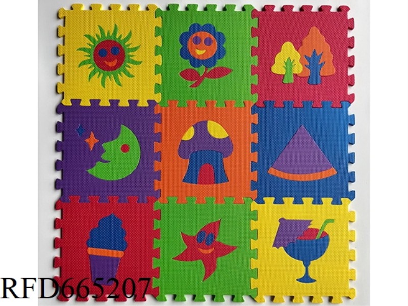 EVA JIGSAW FLOOR MAT 9 PIECES OF SUN 9 PIECES/SET (GCC)(CPC)