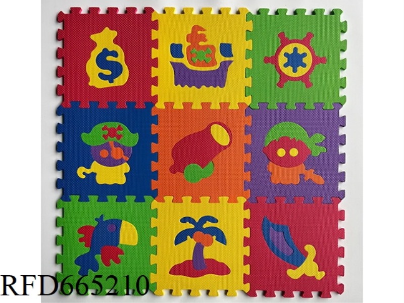 EVA JIGSAW MAT 9 PIRATES 9 PIRATES/SET (GCC)(CPC)