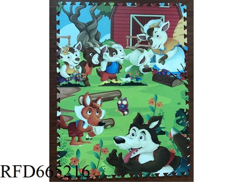 EVA COVERED MAT 12 PIECES ANIMAL 12 PIECES/SET (CPC)