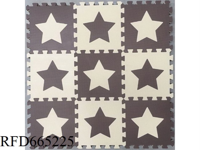 EVA JIGSAW MAT 9 PIECES, FIVE-STAR 9 PIECES/SET (CPC)
