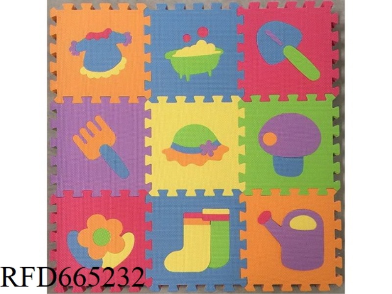 EVA JIGSAW MAT 9 PIECES HAT 9 PIECES/SET (CPC)
