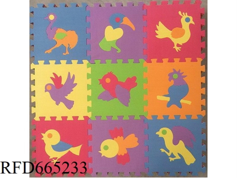 EVA JIGSAW FLOOR MATS 9 PIECES/SET (CPC)