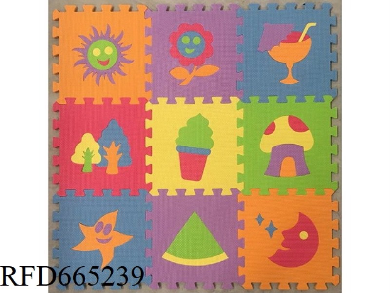 EVA JIGSAW MAT 9 PIECES OF SUN 9 PIECES/SET (CPC)