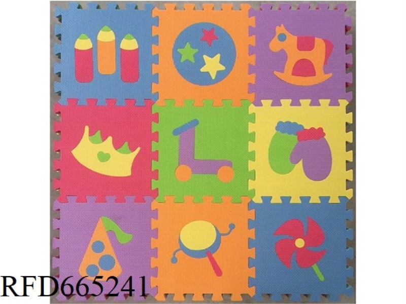 EVA JIGSAW MAT 9 PIECES OF WINDMILLS 9 PIECES/SET (CPC)