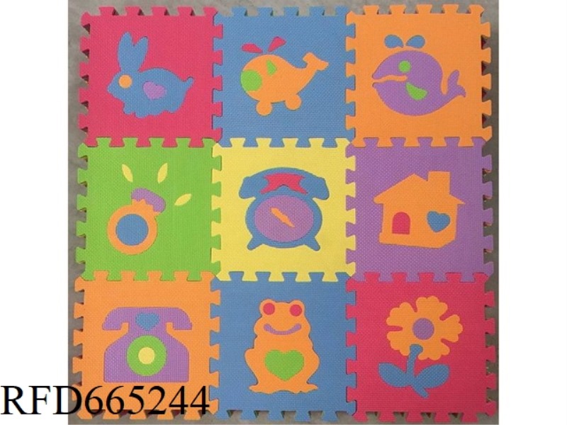 EVA PUZZLE FLOOR MAT 9 PIECES/PHONE 9 PIECES/SET (CPC)