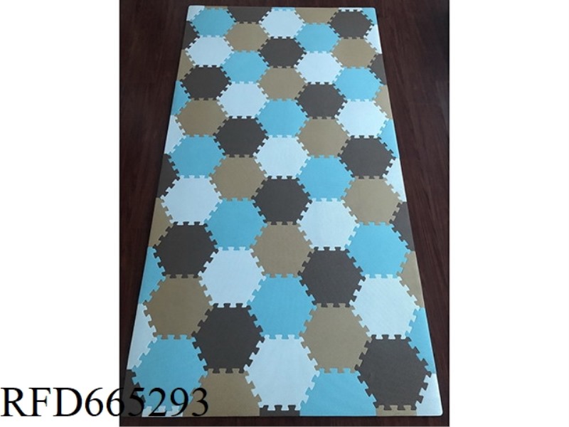 EVA JIGSAW GROUND 45 PIECES OF HEXAGONS +26 EDGES (CPC)