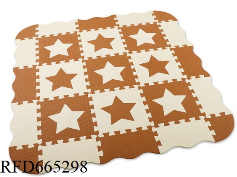 EVA JIGSAW MAT 9 LARGE FIVE-STAR + PERIPHERAL EDGE (CPC)