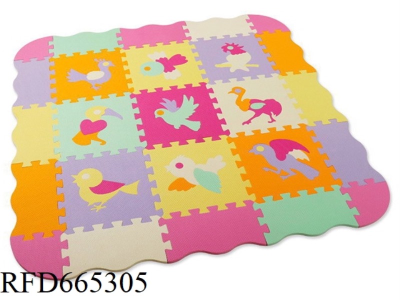 EVA JIGSAW MAT 9 LARGE BIRDS + EDGE (CPC)