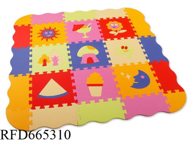 EVA JIGSAW MAT 9 LARGE PIECES OF SUN + PERIPHERAL EDGE (CPC)